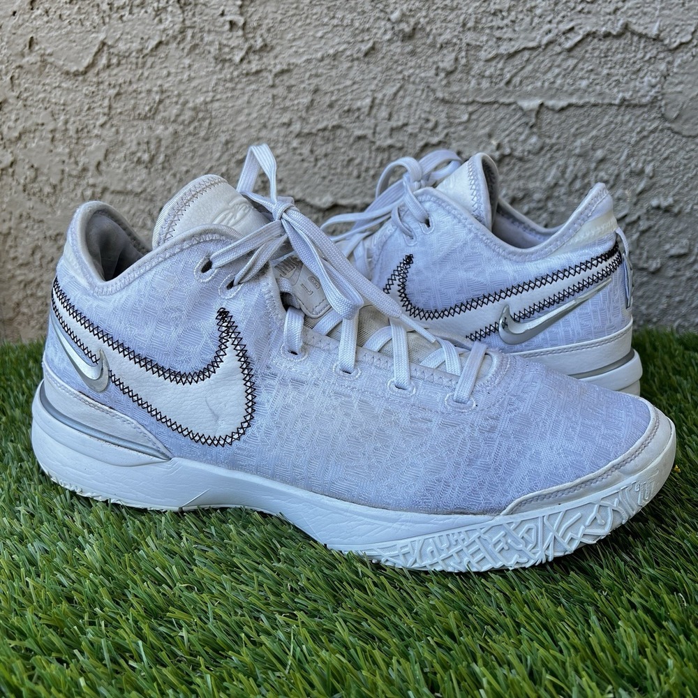 Nike Shoes Men Size 12 Zoom LeBron NXXT Gen Low White Sneakers